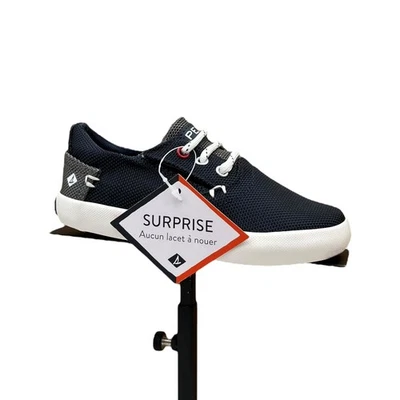 Повседневные кроссовки без шнурков Sperry для мальчиков ясельного возраста размер 8 темно-синие машинная стирка - Изображение 1 из 4