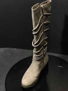 Stivali alla moda Steve Madden bambina JCHALLY tortora bambino taglia US 2 M - Foto 1 di 10