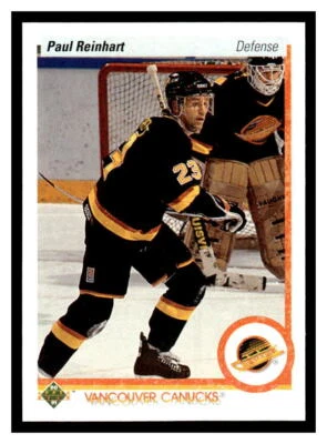 1990 Upper Deck #110 Paul Reinhart - Vancouver Canucks - Image 1 of 2