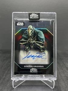 2024 Topps Chrome Black Star Wars Matthew Wood General Grievous Auto #ADS-MW - Picture 1 of 2