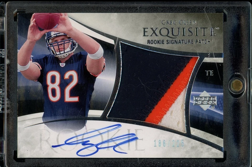 2007 Exquisite Collection Greg Olsen AUTO AUTOGRAPH PATCH RC /225 Upper Deck - Image 1 of 1