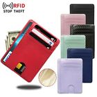 Wallet Slim Money Case Cover ID Card Holder Leather Wallet RFID Blocking 8 Slot