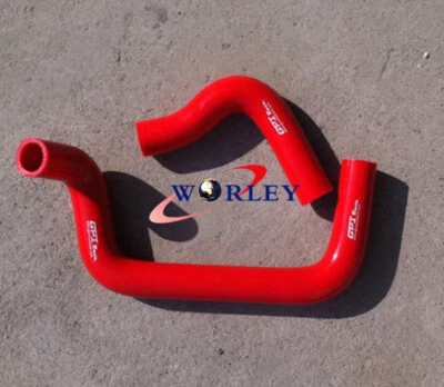 For Datsun 1200 1000 120Y B210 UTE silicone radiator hose RED - Image 1 of 4