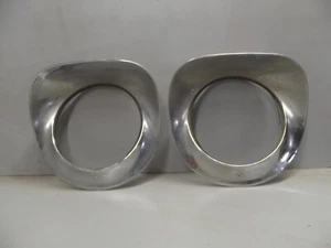 1955 1956 1957 CHEVROLET TRUCK ORIGINAL HEADLIGHT SURROUND TRIM chevy 3100 PAIR - Picture 1 of 10