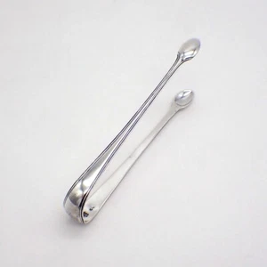 English Sugar Tongs Sterling Silver George Smith III Mermaid Crest - Picture 1 of 4