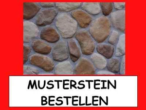 Muster zu Verblender,Fassadensteine,Steinriemchen Steinoptik River Rock Amazonia - Bild 1 von 9