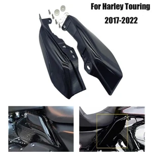 Black Mid Frame Air Deflector Trim Heat Shield For Touring Road Glide 2017-2022 - Picture 1 of 10