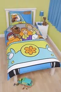 Scooby Doo Mystery Single Panel Duvet Cover Set, Multi-Color Children - Bild 1 von 3