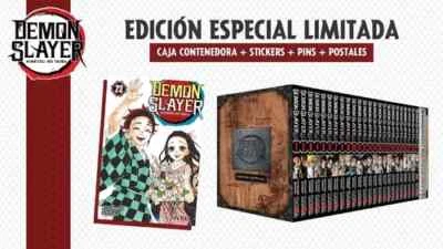 Demon Slayer Completo Box Set 1 al 23  +CAJA +STICKERS +PINS Kimetsu. En ESPAÑOL - Image 1 of 4