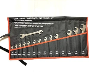14-Piece 9 - 32mm" Angle Wrench Set, CR-V, Mirror Polished, CCWA14M - Picture 1 of 3