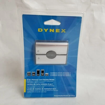 Dynex DX-CR501 External USB 5-in-1 Memory Card Reader/Writer - Factory Sealed  - Image 1 of 4