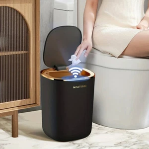 Smart Sensor Trash Can 12L Luxury Garbage Bucket Automatic Trash Bin for Kitchen - Picture 1 of 13