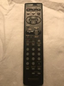 Panasonic Remote VSQS1241 Program Director VCR/TV.  OEM. Complete. TESTED-Works. - Picture 1 of 4