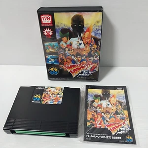World Heroes 2 JET Neo Geo AES ORIGINALE con custodia istruzioni Testato Importazione Giappone - Foto 1 di 12