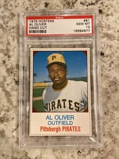 1975 Hostess #81 Al Oliver Pittsburgh Pirates PSA 10 GEM MINT