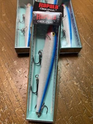 Señuelo de pesca Rapala Original flotante 11 azul Foto 1 de 3