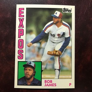 1984 Topps TIFFANY Set BOB JAMES ROOKIE #579 EXPOS ** MINT ** HIGH GRADE **