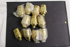 Enchufes de lámpara, latón macizo, edison, nuevos - Imagen 1 de 7