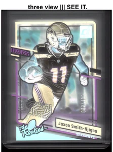 JAXON SMITH-NJIGBA 2023 Panini Clearly Donruss The Rookies Red #4 /100 - Picture 1 of 6