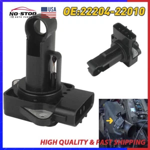 Hot Mass Air Flow Meter MAF Sensor for Toyota Lexus Scion 22204-22010 NEW - Picture 1 of 18