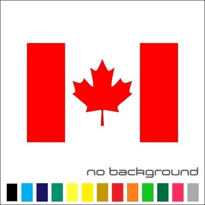 Calcomanía de vinilo pegatina con bandera de Canadá - decoración parachoques ventana de coche hoja de arce canadiense - Imagen 1 de 17
