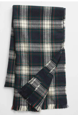 Новый! GAP клетку зеленый темно-синий шарф уютный осени зимы шеи подогреватель мужской унисекс - Изображение 1 из 4