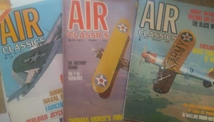 Air Classics, Vol 7, no. 1, 2, 3, 1968 Amazing Aviation history! FREE SHIPPING - Picture 1 of 1