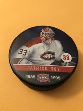 Patrick Roy Montreal Canadiens NHL Player Puck Combined Shipping!