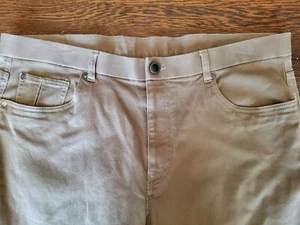 Hart Schaffner Marx Mens Tan Brushed Jeans Size: 40 X 32 - Picture 1 of 9