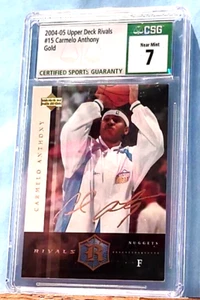 2004-05 UPPER DECK RIVALS GOLD CARMELO ANTHONY CSG NEAR MINT 7 #15 - Picture 1 of 1