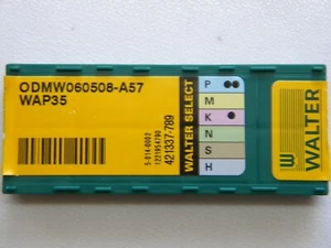 Placas fresadoras Walter ODMW 060 508-A57 WAP35 - Imagen 1 de 2
