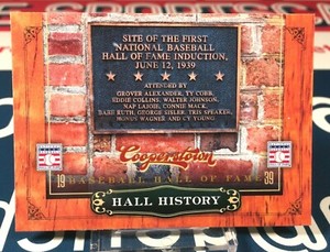 Baseball Hall of Fame 2012 Panini Cooperstown Hall History Opening Day #3 Insert