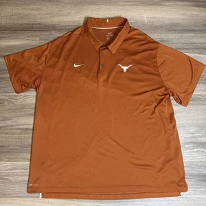 Nike Dri Fit Texas Longhorns Size 3XL 3TG 3EG  Polo Shirt - Picture 1 of 15