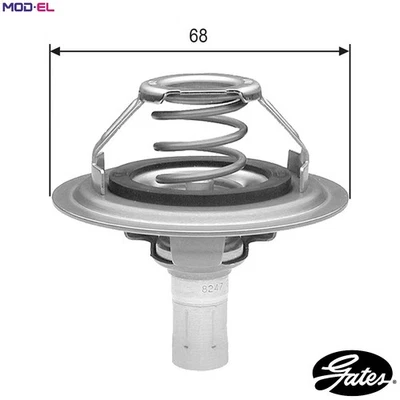 THERMOSTAT COOLANT TH23080G1 FOR PEUGEOT CITROEN P8C /PHZ 2.1L 4cyl 605 2.1L - Image 1 of 4