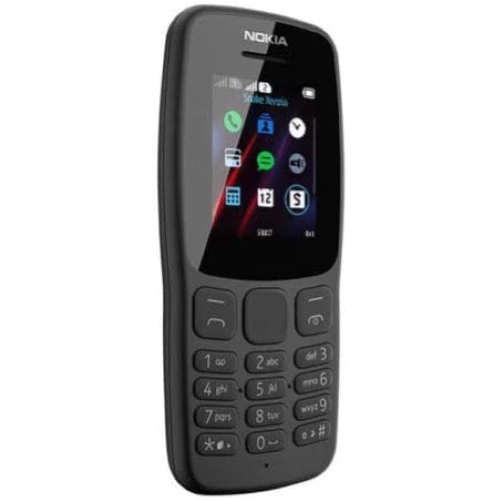 NOKIA 106 NERO BLACK EU TORCIA RADIO TELEFONO CELLULARE TASTI DUAL SIM GSM - Immagine 1 di 1