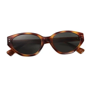 Vintage Sunglasses Men Women Unique Design Polarized Black Glasses - Picture 1 of 20