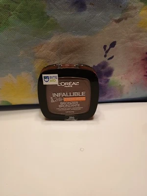 L'Oreal Infallible Bronzer 24H Fresh Wear. 550, Deep Dark. Matte Finish. Sealed. - Image 1 of 2