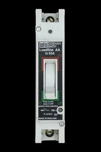 DORMAN SMITH 63 AMP 25kA MCCB LOADLINE AA LLBAA63 - Picture 1 of 6