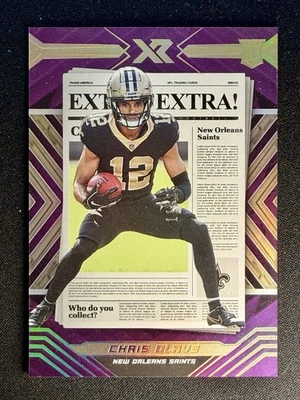 2022 Panini XR - Extra Extra Chris Olave #EXT-5 Purple /25 (RC) - Image 1 of 2