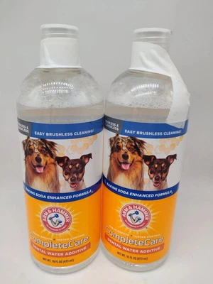 Добавка для собак Arm & Hammer Complete Care Fresh Dental Water (2-16 унций) 03/2027 - Изображение 1 из 4