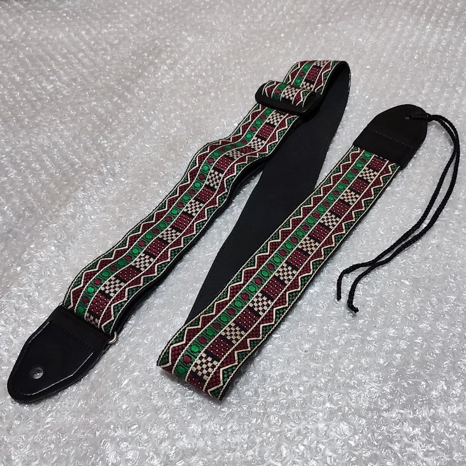 Alça de guitarra Takamine preta jeans ajustável acessórios confortáveis E316 - Imagem 1 de 4