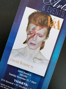 DAVID BOWIE IS Cinema Event Flyer, Very Rare Now (new) Very Few Remaining - Picture 1 of 1