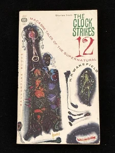 The Clock Strikes 12 H.R. Wakefield Ballantine Vintage Horror Paperback 1961 - Picture 1 of 7