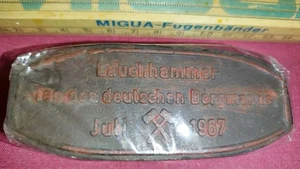 RDA/RDA BRIQUETA LIGNITO Día del Minero 1967 10x4cm - Imagen 1 de 2