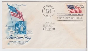 TurtlesTradingPost- 49 Star Flag 1959 FDC #1132 Artcraft Cachet - Picture 1 of 1