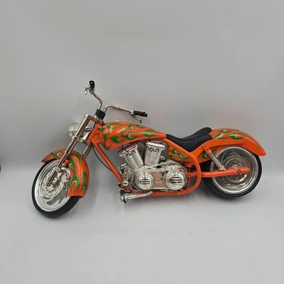 Iron Legends Arlen Ness 1/6 Scale Custom Motorcycles Orange/Green - READ DESC - Image 1 of 4