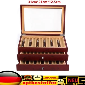 Stifte Sammelbox 34 Stifthalterbox Holz Penbox Veranstalter Aufbewahrungskiste - Bild 1 von 8