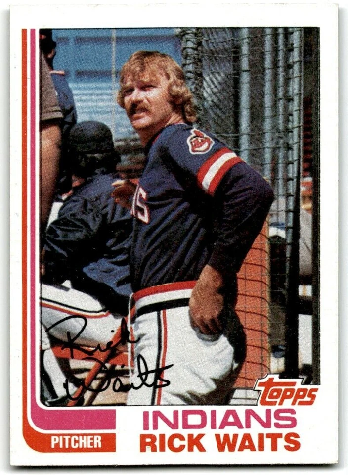 1982 Topps Rick Waits Cleveland Indians #573 - Image 1 of 2