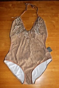 Traje de baño Moontide Pocahontas-V con flecos de inmersión tallas Reino Unido 12 14 16 - Imagen 1 de 6