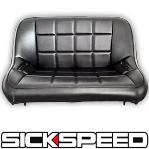 42" WIDE BLACK VINYL ATV REAR SEAT BENCH FOR ATV UTV POLARIS YAMAHA Q1 - Picture 1 of 1